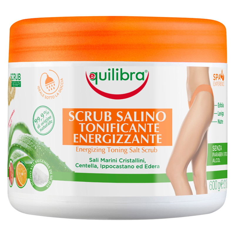 Equilibra Scrub Salino Tonificante Energizzante Azione Esfoliante per