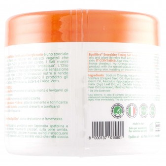 Equilibra Scrub Salino Tonificante Energizzante Azione Esfoliante per