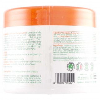 Equilibra Scrub Salino Tonificante Energizzante Azione Esfoliante per