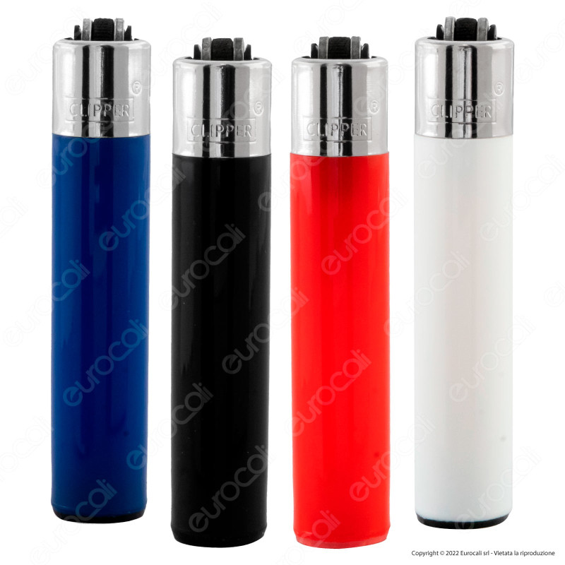 Clipper Classic Slim Color Accendino Colorato Tinta Unita - Serie da