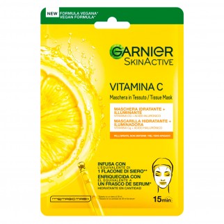 Garnier SkinActive Maschera Viso Monouso in Tessuto Idratante e