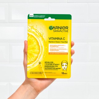 Garnier SkinActive Maschera Viso Monouso in Tessuto Idratante e