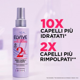L'Oréal Paris Elvive Hydra Hyaluronic Siero Capelli Idratante Spray
