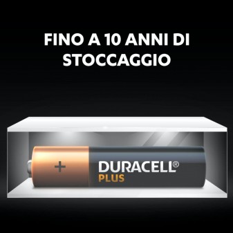 Duracell Plus Alcaline Ministilo AAA - Blister 4 Batterie