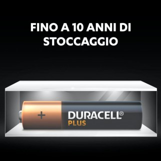 Duracell Plus Alcaline Ministilo AAA - Blister 4 Batterie