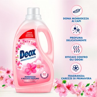 Deox Ammorbidente Carezza di Primavera con Tecnologia Antiodore -