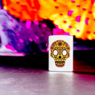 Zippo Accendino a Benzina Ricaricabile ed Antivento con Fantasia