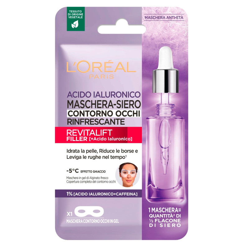 L'Oréal Paris Revitalift Maschera Siero Contorno Occhi Rinfrescante