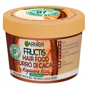 Garnier Fructis Hair Food Maschera 3in1 Rigenera Ricci con Burro di