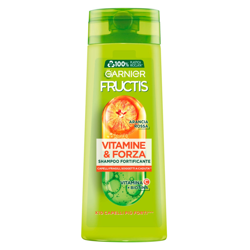 Garnier Fructis Vitamine e Forza Shampoo Fortificante per Capelli
