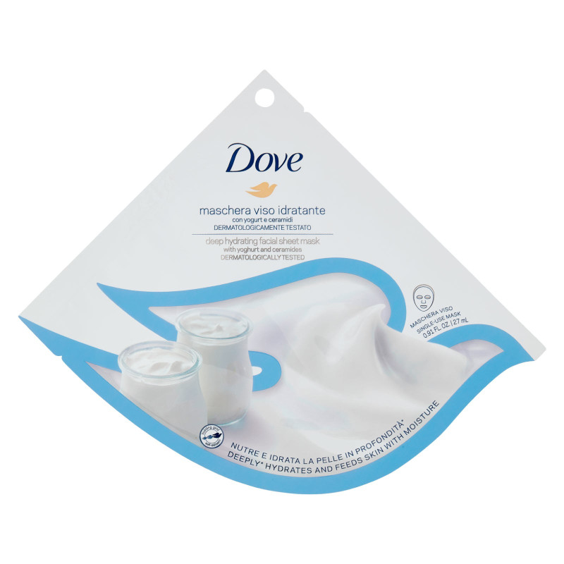Dove Maschera Viso Idratante in Tessuto - Trattamento da 1