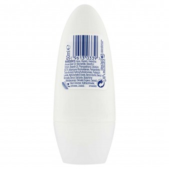 Dove Deodorante Roll-On Original 0% Sali di Alluminio - Flacone da