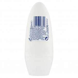 Dove Deodorante Roll-On Original 0% Sali di Alluminio - Flacone da