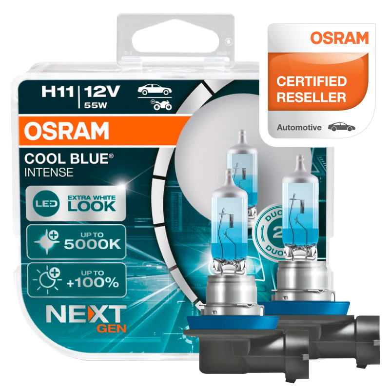 Osram Cool Blue Intense Next Gen 55W Fari Alogeni Auto 12V - 2