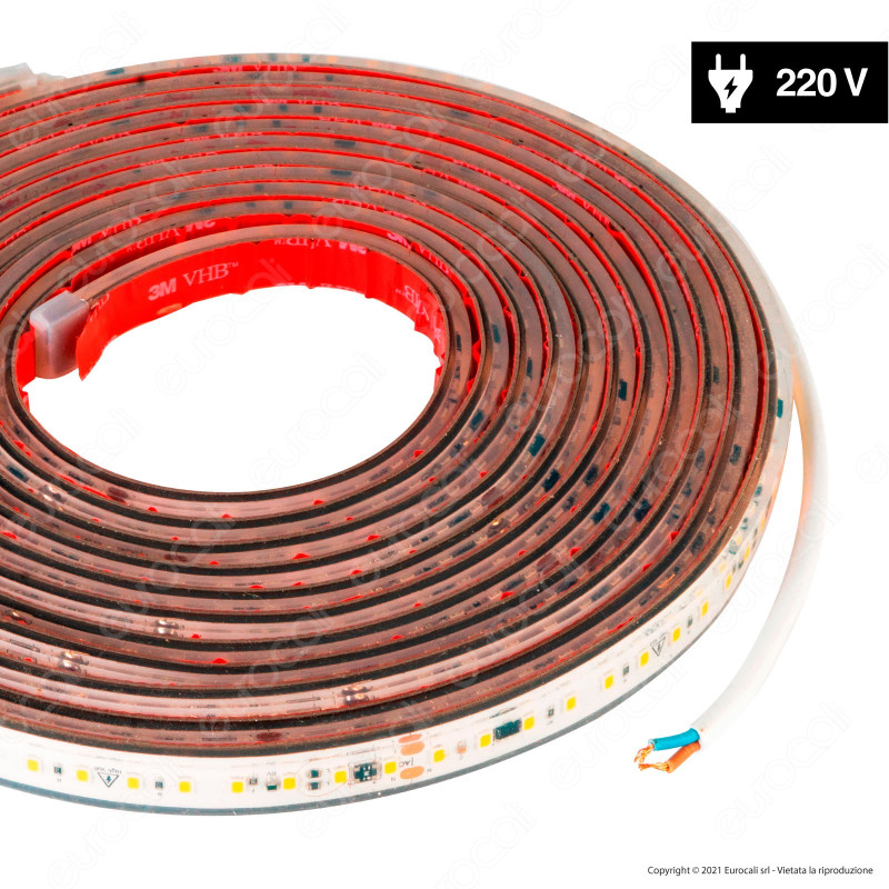 LEDCO Striscia LED Flessibile 80W SMD 120 LED/metro IP65 220V -