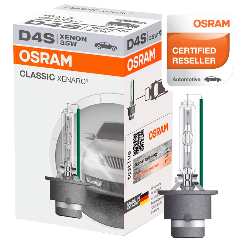Osram Classic Xenarc Auto Xenon 35W Fari Xeno 42V - Lampadina D4S