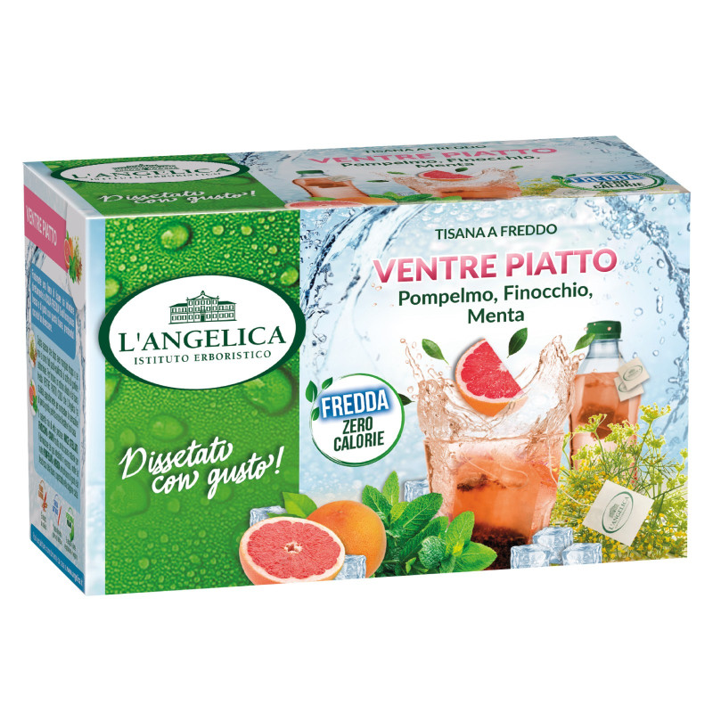 L'Angelica Tisana a Freddo Ventre Piatto con Pompelmo Finocchio e