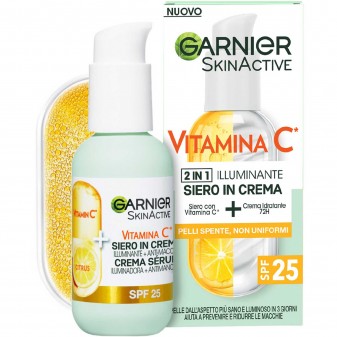 Garnier Vitamina C Siero Viso in Crema Illuminante Anti-Macchie SPF