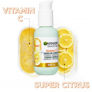 Garnier Vitamina C Siero Viso in Crema Illuminante Anti-Macchie SPF