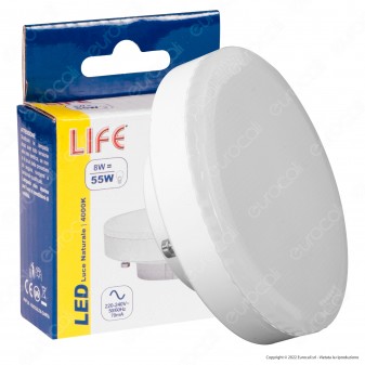 Life Lampadina LED GX53 8W Disc - mod. 39.950091N40 /