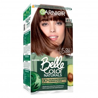 Garnier Belle Color Naturals Tinta Permanente per Capelli 4.13