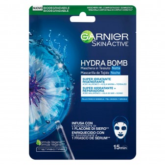 Garnier SkinActive Hydra Bomb Maschera Viso in Tessuto Rigenerante