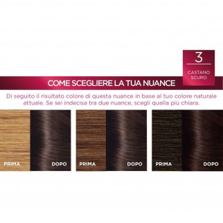 L'Oréal Paris Excellence Colorazione Permanente 3 Castano Scuro