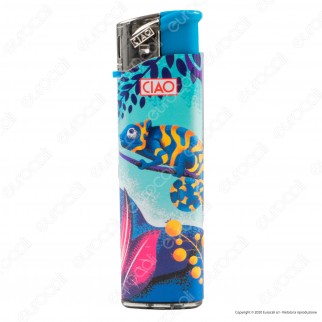 Ciao Accendino Elettronico Large Fantasia Chameleon - Serie da 5