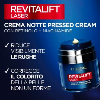 L'Oréal Paris Revitalift Laser Crema Notte Antirughe con Retinolo e