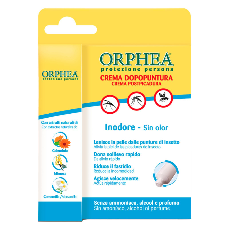Orphea Protezione Persona Crema Dopopuntura Insetti con Estratti