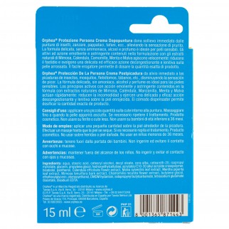Orphea Protezione Persona Crema Dopopuntura Insetti con Estratti