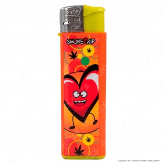 SmokeTrip Color Accendino Elettronico Large Fantasia Hearts - Box da