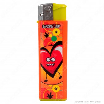 SmokeTrip Color Accendino Elettronico Large Fantasia Hearts - Serie