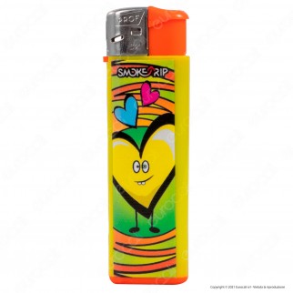 SmokeTrip Color Accendino Elettronico Large Fantasia Hearts - Serie