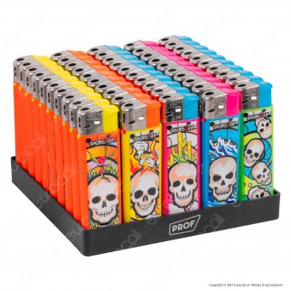 SmokeTrip Color Accendino Elettronico Large Fantasia Skull Elements -