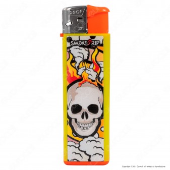 SmokeTrip Color Accendino Elettronico Large Fantasia Skull Elements -