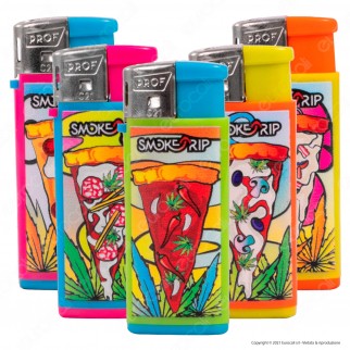SmokeTrip Color Accendino Elettronico Mini Fantasia Pizzas - Serie da