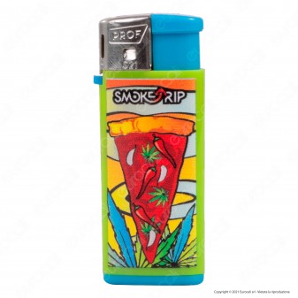 SmokeTrip Color Accendino Elettronico Mini Fantasia Pizzas - Serie da