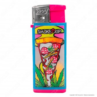 SmokeTrip Color Accendino Elettronico Mini Fantasia Pizzas - Serie da