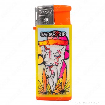 SmokeTrip Color Accendino Elettronico Mini Fantasia Pizzas - Box da