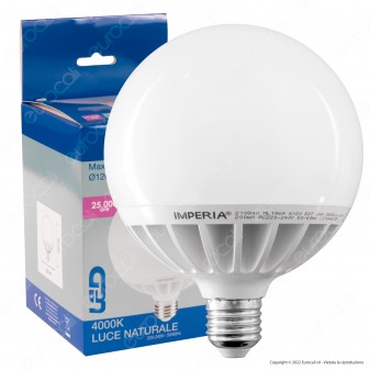Imperia Lampadina LED E27 24W SMD Globo G120 - mod. 210833 /