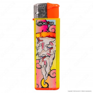 SmokeTrip Color Accendino Elettronico Large Fantasia Pizzas - Serie