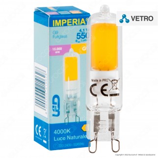 Imperia Lampadina LED G9 4.1W COB Tubolare - mod. 210611 /
