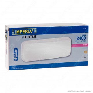 Imperia iTurtle Plafoniera LED Rettangolare 19W SMD da