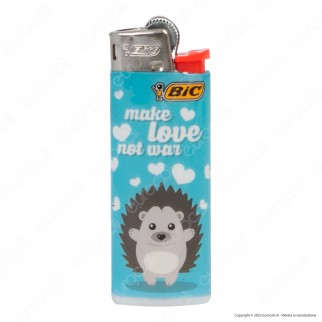 Bic Mini J25 Accendino Piccolo Fantasia Riccio - Serie da 5 Accendini