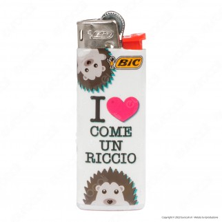 Bic Mini J25 Accendino Piccolo Fantasia Riccio - Serie da 5 Accendini