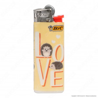 Bic Mini J25 Accendino Piccolo Fantasia Riccio - Serie da 5 Accendini