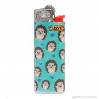 Bic Mini J25 Accendino Piccolo Fantasia Riccio - Serie da 5 Accendini