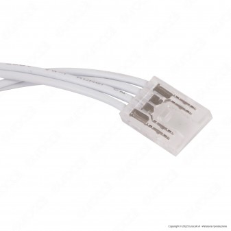 V-Tac Connettore Flessibile a 4 Pin per Alimentazione Strisce LED COB