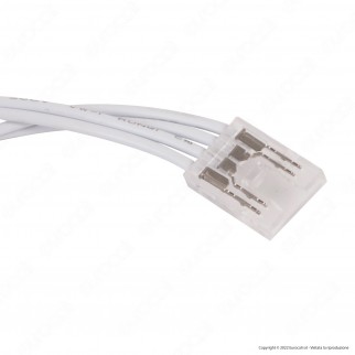 V-Tac Connettore Flessibile a 4 Pin per Alimentazione Strisce LED COB